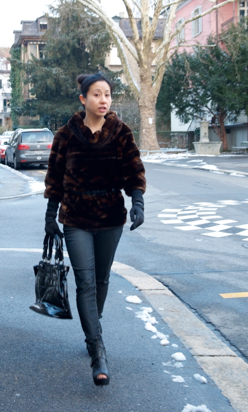 fur-pullover-outside-walking